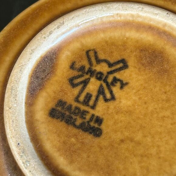 Denby Langley "Canterbury" Mugs, Burnt Yellow Stoneware - Picture 4 of 6